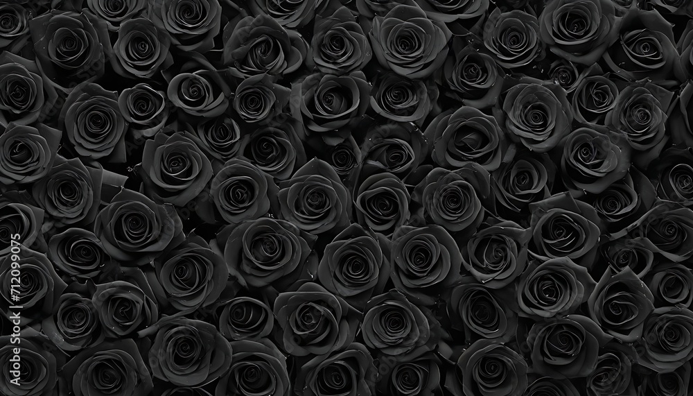 Black roses macro background Black roses macro background