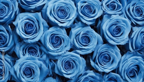 Azure roses background 