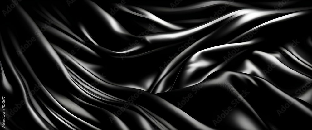 Fototapeta premium black satin background