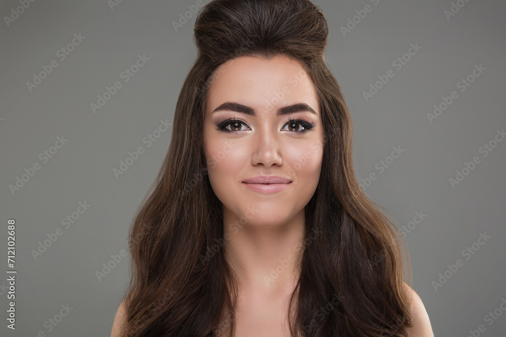 Portrait of a amazing beautiful brunette woman Portrait of a amazing beautiful brunette woman