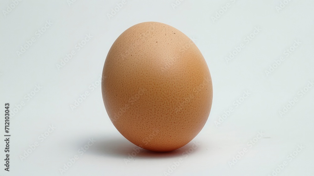 Chicken Egg on white background