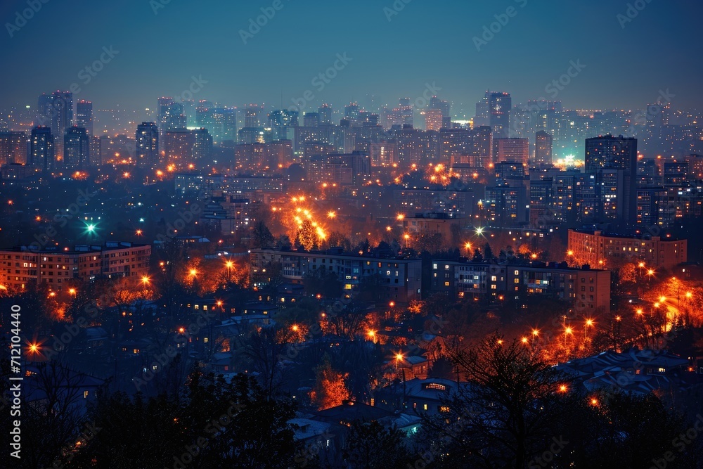 a city lit up at night professional photography a city lit up at night professional photography