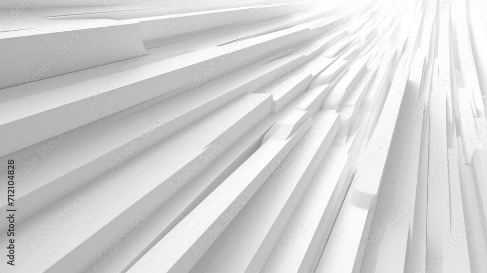 Obraz premium White stripe pattern futuristic background