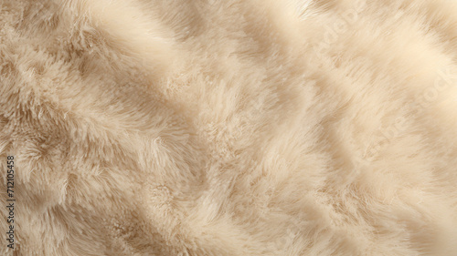 beige plush fabric texture background photo