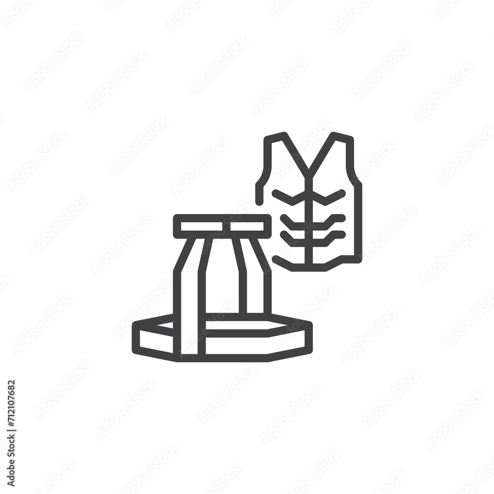 VR Gaming Accessories line icon VR Gaming Accessories line icon