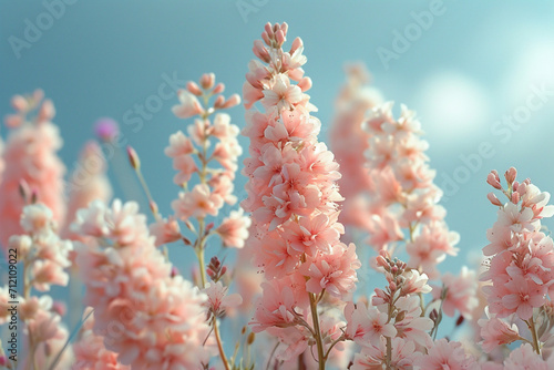 A soothing arrangement of pastel colors representing tranquility and peace.