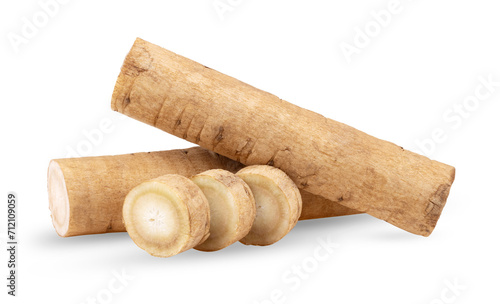 burdock roots or kobo isolated on transparent png photo