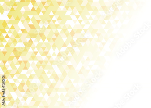 ジオメトリックパターン背景　イエロー