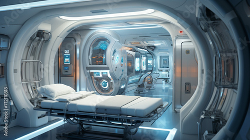 Space Station Infirmary An infirmary imagined on a spa © BornHappy