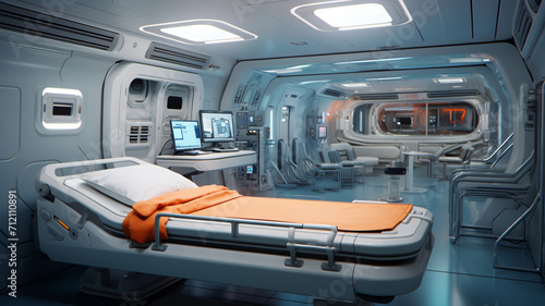 Space Station Infirmary An infirmary imagined on a treatment
