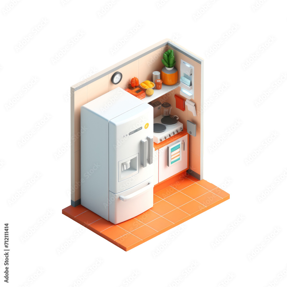 Open Refrigerator: Fully Stocked with Food and Drinks Open Refrigerator: Fully Stocked with Food and Drinks