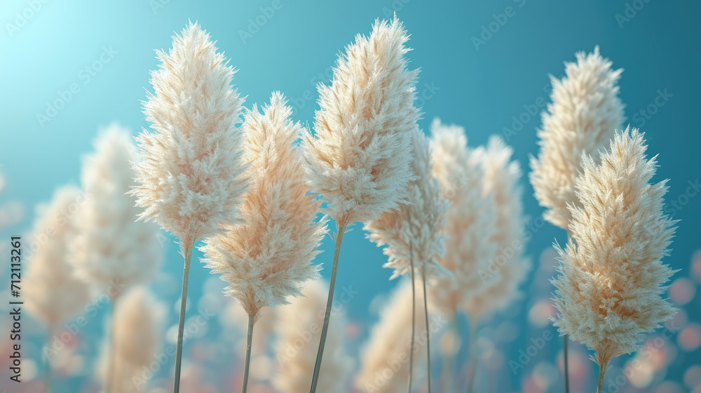 Pampas grass Minimalist Background. Pampas grass Minimalist Background.