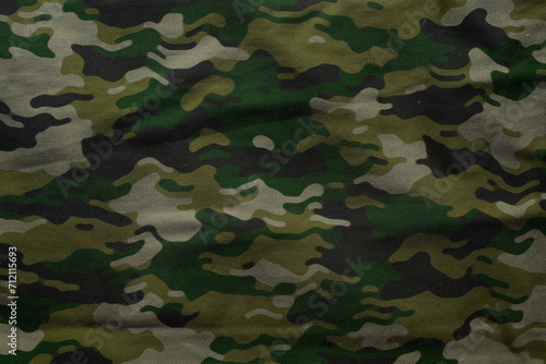 dark forest camouflage tarp material