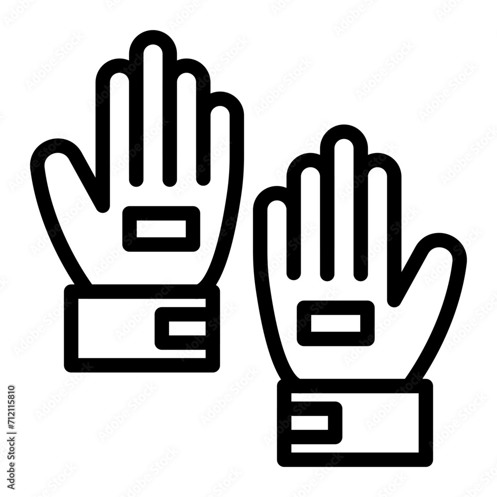 Goalie Gloves Icon Design Goalie Gloves Icon Design