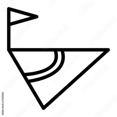 Football Corner Icon Design