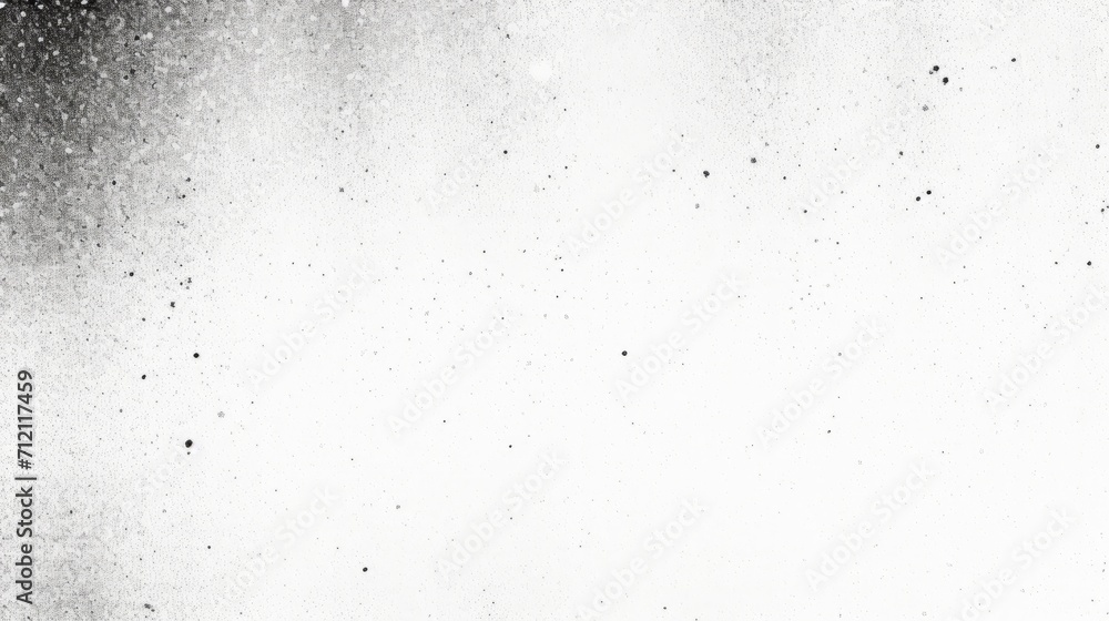 Obraz premium Subtle halftone texture overlay. Monochrome abstract splattered background.