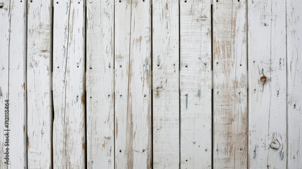 White wooden boards with texture as background White wooden boards with texture as background
