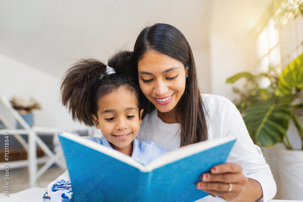 tender moment as a mother reads a book with her child, bonding through learning and shared stories tender moment as a mother reads a book with her child, bonding through learning and shared stories