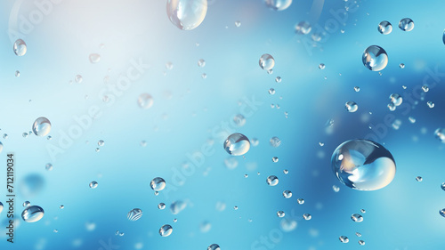 Wallpaper Mural Vector Illustration Water Drops on Glass A vector liquid Torontodigital.ca