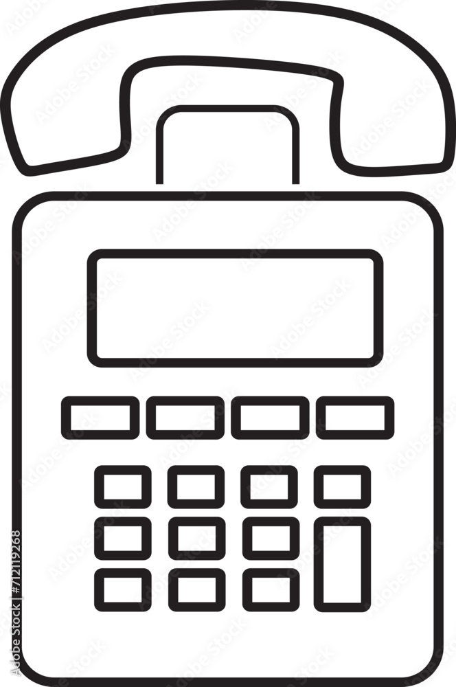 Store icon line outline vector element Store icon line outline vector element