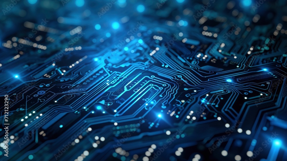 Abstract circuit board futuristic technology processing background Abstract circuit board futuristic technology processing background