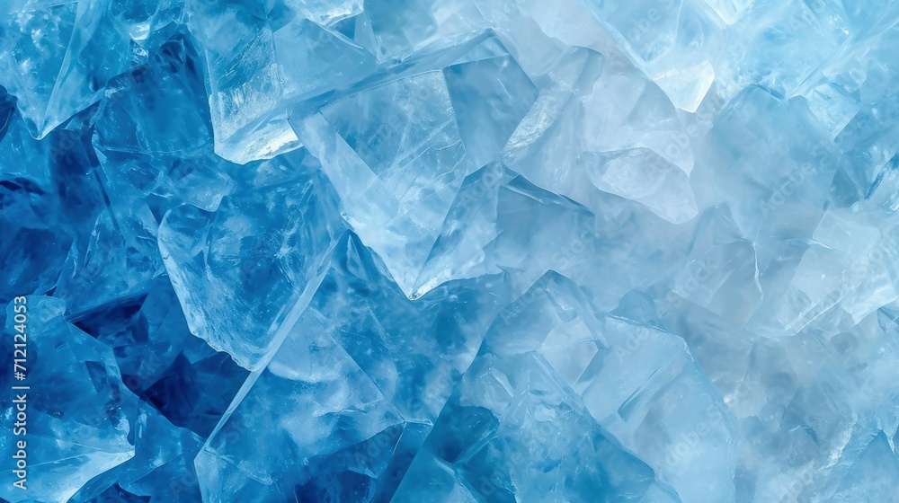 Geometric blue ice texture background Geometric blue ice texture background