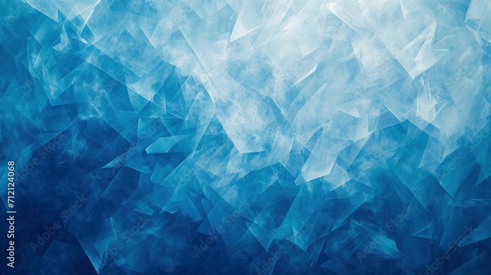 Geometric blue ice texture background Geometric blue ice texture background