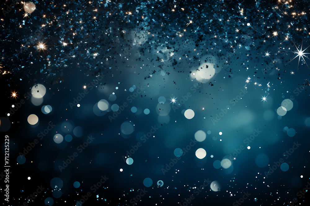 New Years Eve Background, A Blue And Black Background With White Lights And Stars New Years Eve Background, A Blue And Black Background With White Lights And Stars