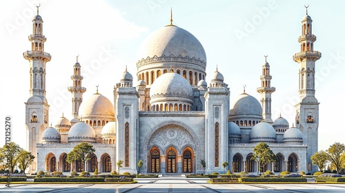 Mosque luxury Islamic temple. Ramadan Kareem.   © Rawf8