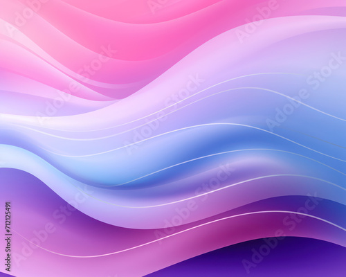Abstract Futuristic Design  Vibrant Wave of Blue and Purple Fluid on White Background