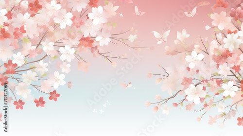 design illustration flower background illustration nature floral, colorful vibrant, spring summer design illustration flower background © vectorwin