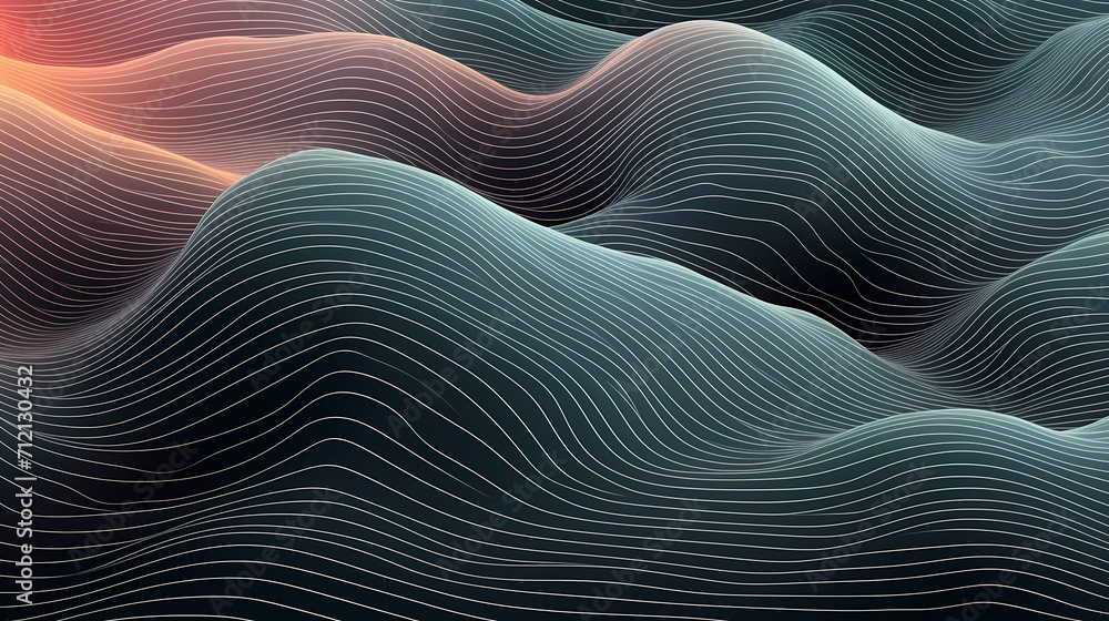 Technology abstract lines background and light effects, technology sense background Technology abstract lines background and light effects, technology sense background