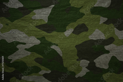 dark green army military camouflage waterproof plastic tarp texture