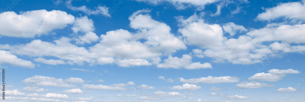 Fototapeta premium blue sky with white cloud landscape background