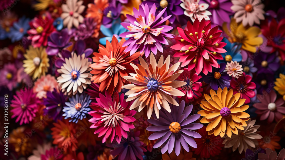 Fototapeta premium colorful flower background