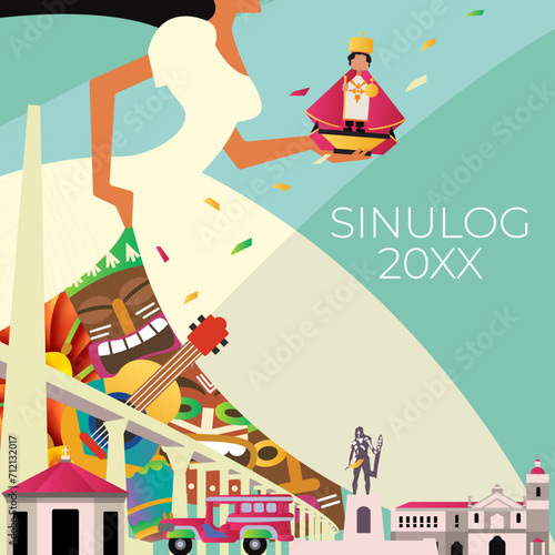 Devotion in Color: Sinulog's Santo Niño Joyful Cultural Celebration Festival