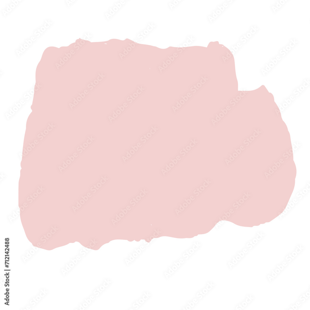 Abstract pink shape