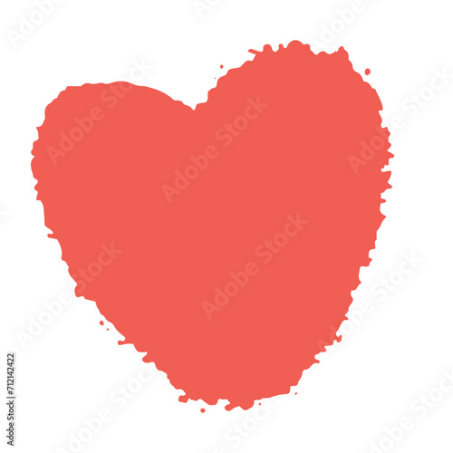 Abstract pink heart shape