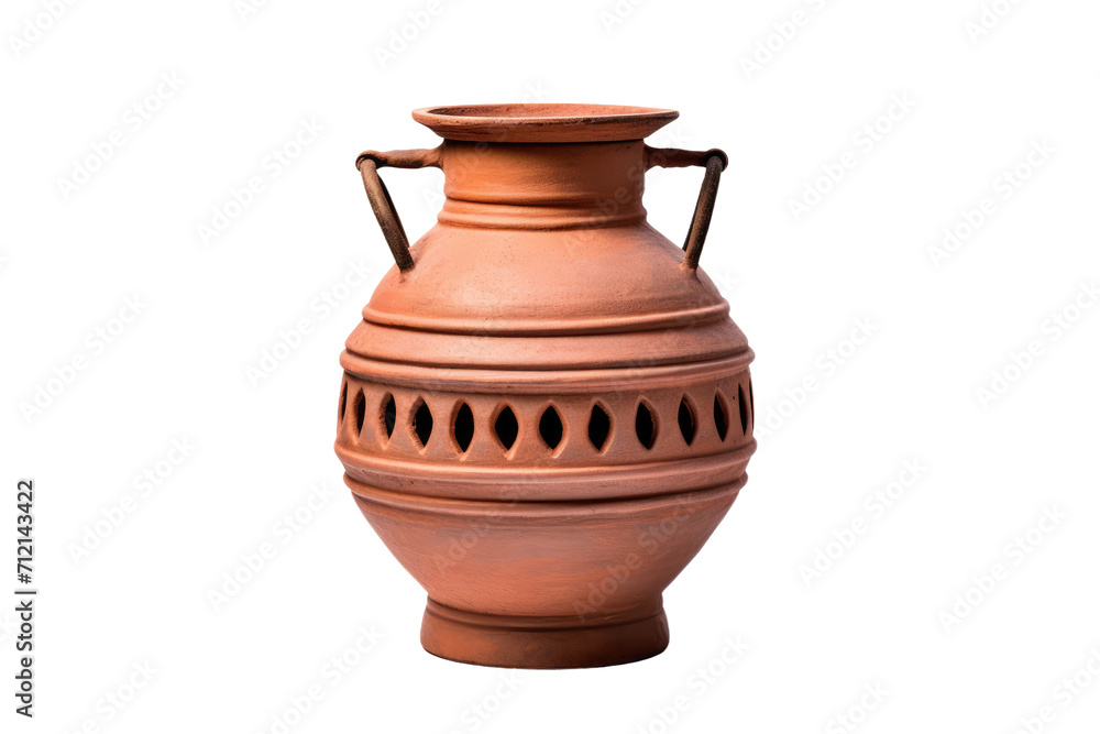 Handcrafted Clay Lantern Pot