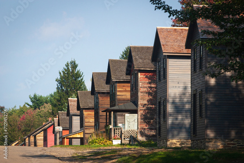 Eckley Miners' Village, anthracite coal mining patch town located in Foster Township, Pennsylvania photo