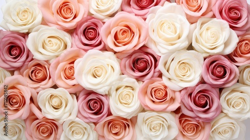 fragrance beauty roses background illustration garden vibrant, delicate romantic, elegant stunning fragrance beauty roses background © vectorwin