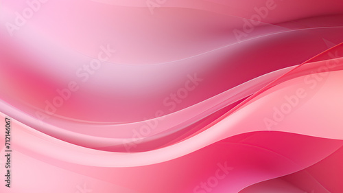 close up horizontal image of an abstract pink wavy wallpaper background AI generated