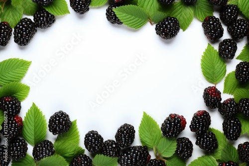 frame of berries photo