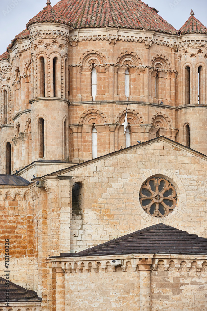 Romanesque and gothic church. Colegiata de Toro. Castilla Leon, Spain