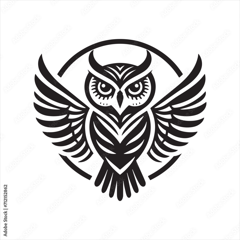 Nightfall Elegance: Bird Silhouette Displaying the Stylish Profile of Owl Shadows - Bird Silhouette - Owl Vector
Nightfall Elegance: Bird Silhouette Displaying the Stylish Profile of Owl Shadows - Bird Silhouette - Owl Vector