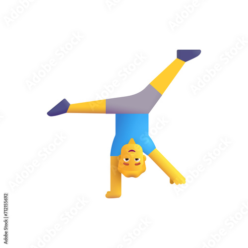 Man Cartwheeling 