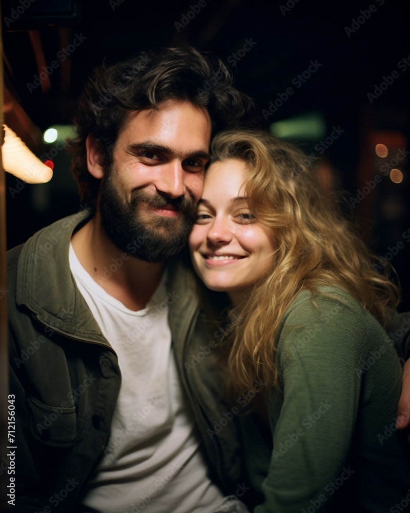 Portrait of a happy couple Portrait of a happy couple