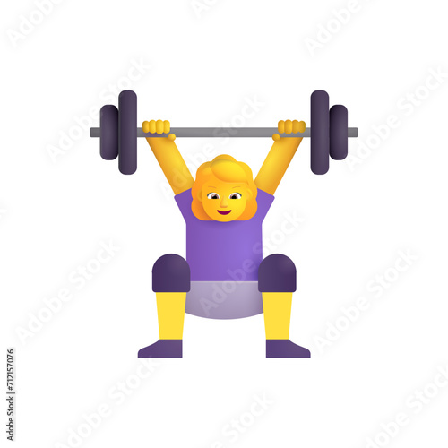 Woman Lifting Weights