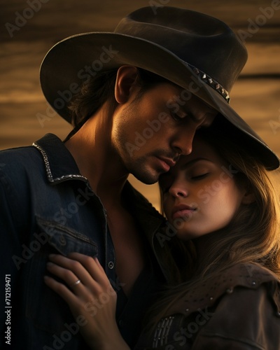 Sexy western couple