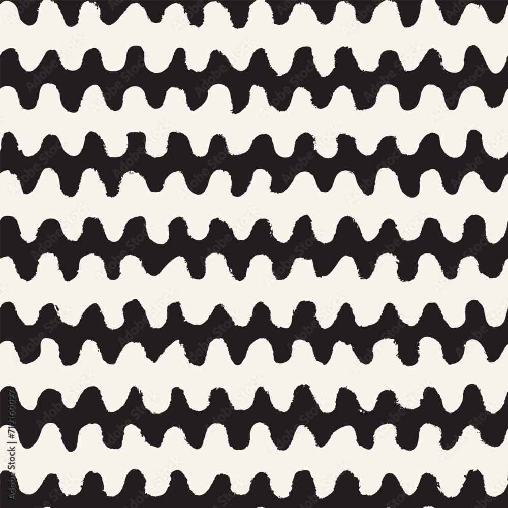 Vector seamless hand-painted ink pattern. Abstract decorative background. Stylish monochrome hand-drawn texture. Vector seamless hand-painted ink pattern. Abstract decorative background. Stylish monochrome hand-drawn texture.